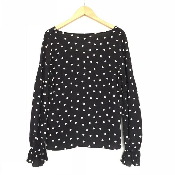 Sanctuary Alma Polka Dot Blouse EUC Size Medium - Picture 3 of 8